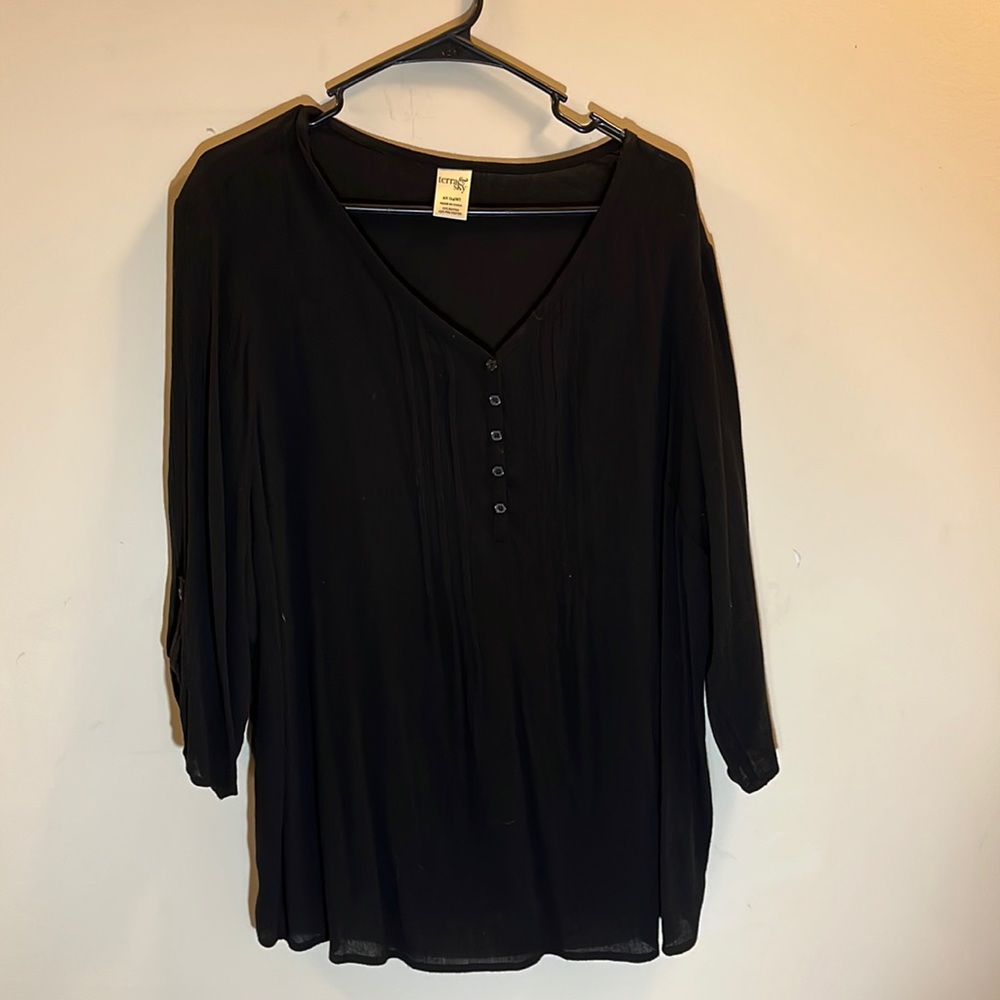 Black dress shirt